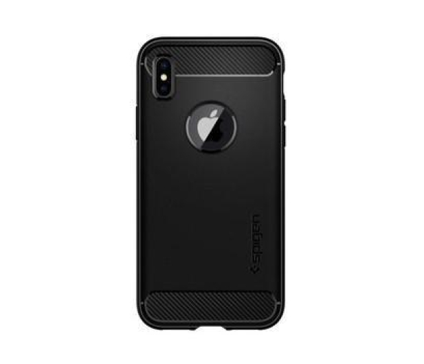 Etui Rugged Armor do iPhone X czarne - 1381898 - zdjęcie 2